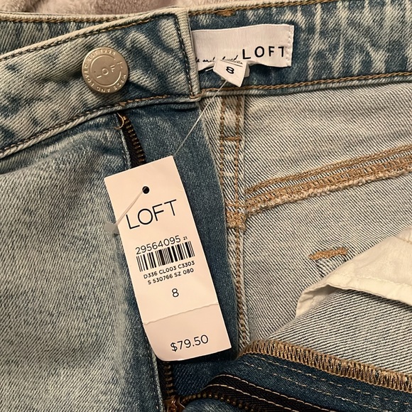 Loft mid calf denim skirt - Picture 4 of 4